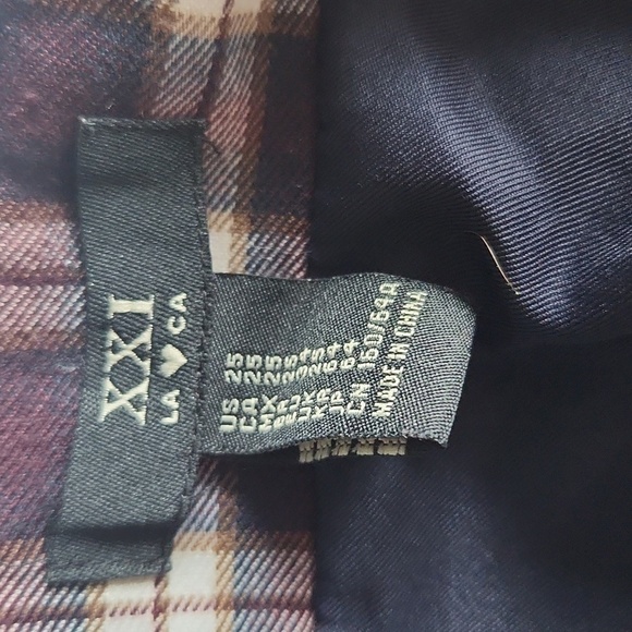 Final Sale Forever 21 Purple and White mini skirt - Picture 10 of 10